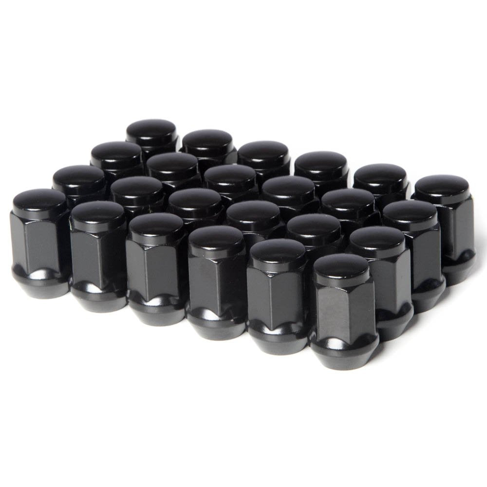 12X1.5 ACORN BULGE KITS BLACK (1.42") 24 PK