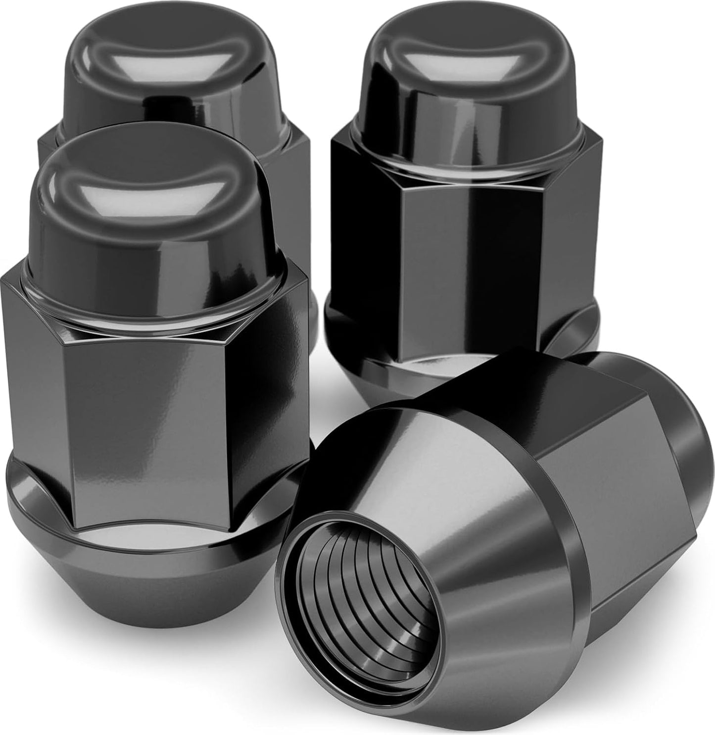 12X1.25 ACORN BULGE LOCKS 4 PK  LOCKS