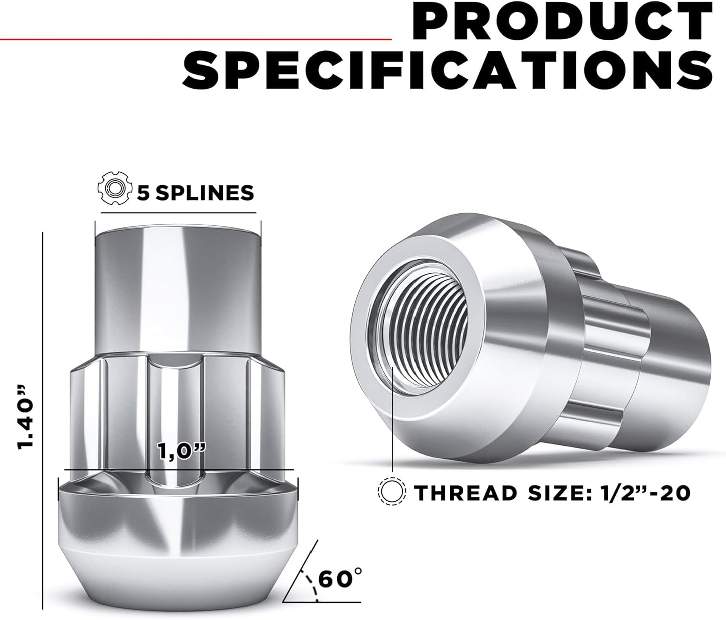 1/2 ACORN BULGE LOCKS 4 PK   LOCKS