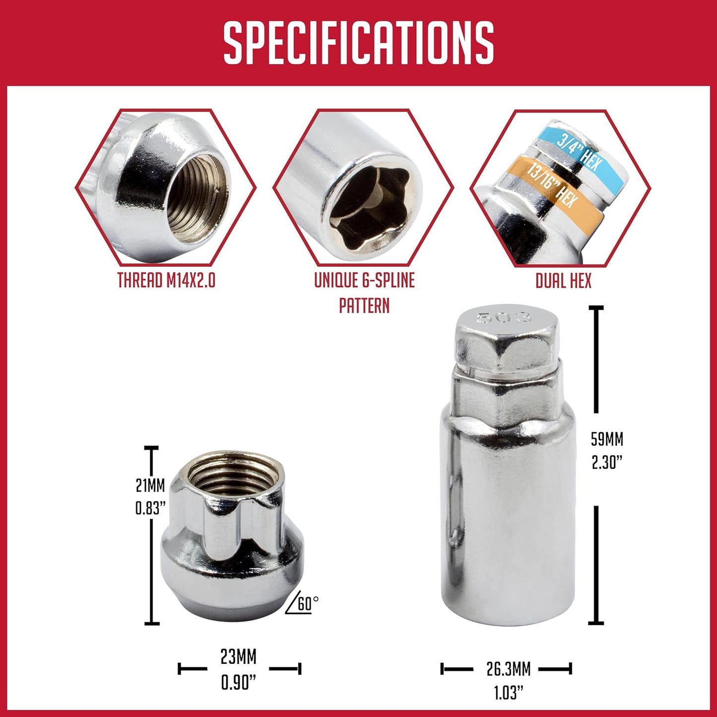 14X2 OPEN ACORN LOCKS 4 PACK   LOCKS