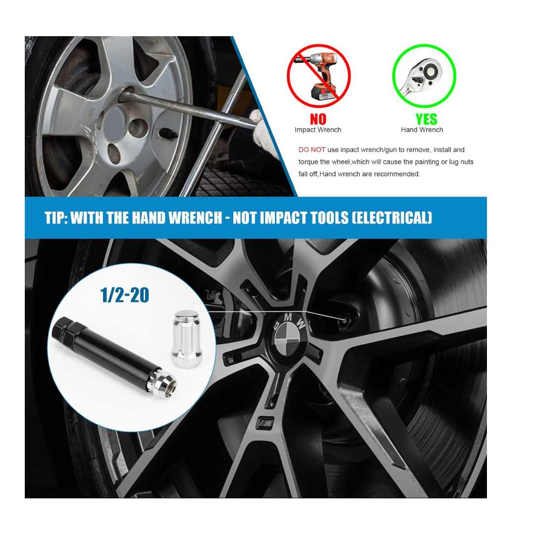 1/2 SPLINE LUG NUT KITS 3/4 HEX 20 PK