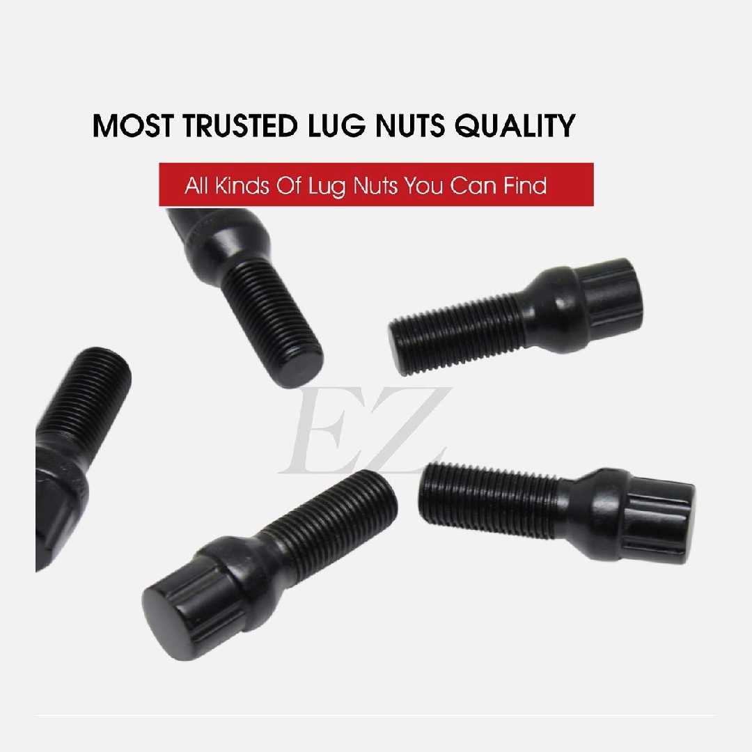 12X1.25 SPLINE LUG BOLT KITS 33MM 20 PK