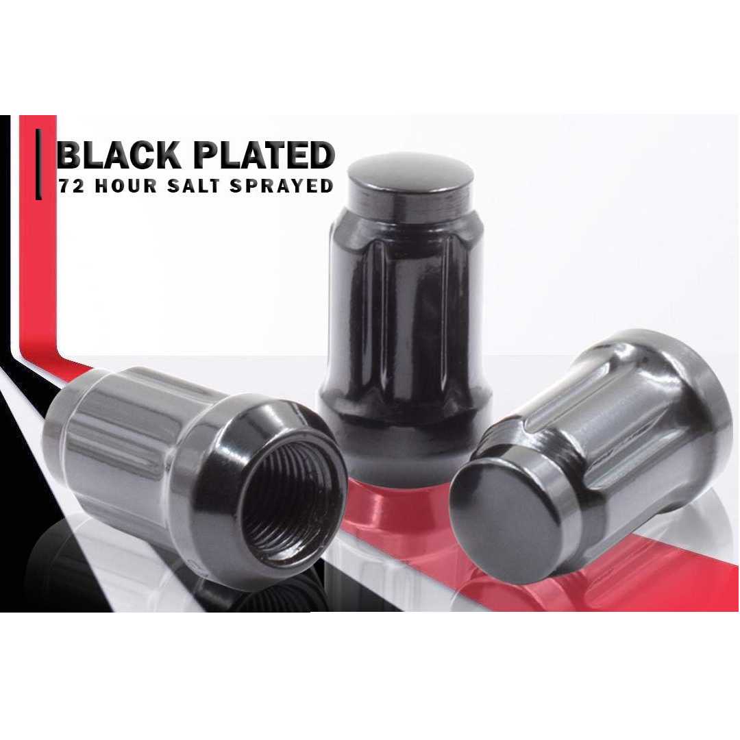 1/2 ACORN BULGE KITS BLACK (1.42") 20 PK