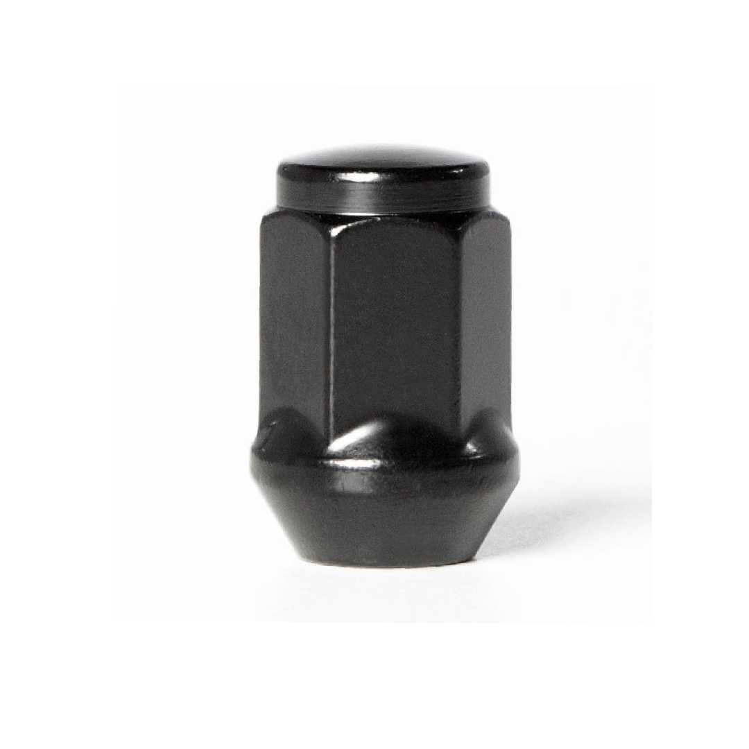 12X1.25 ACORN BULGE BLACK KITS (1.42") 24 PK