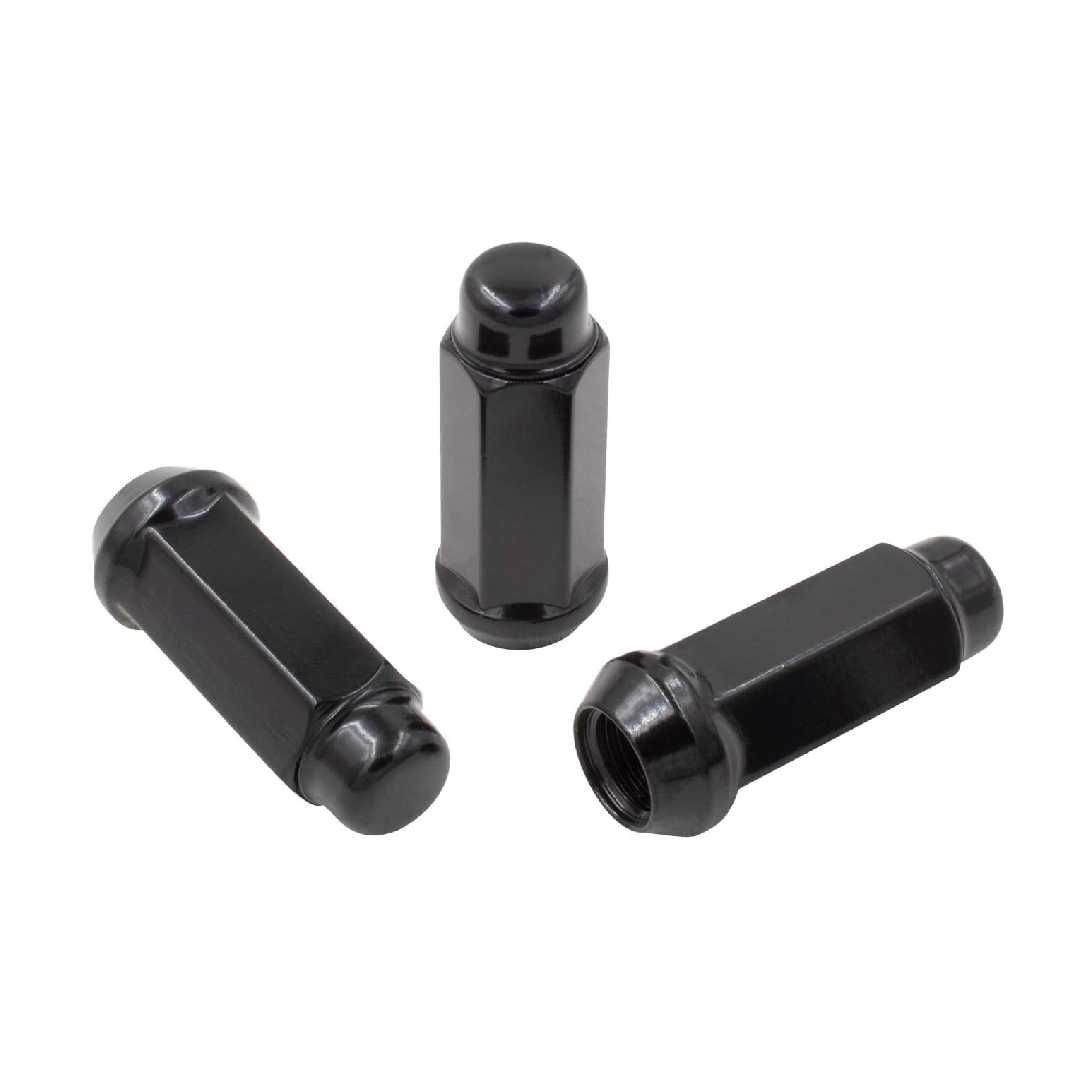 14X1.5 ACORN BULGE KITS BLACK (1.42") 24 PK