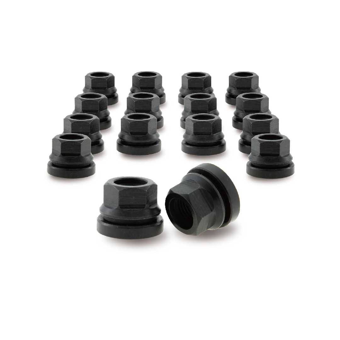 14X2 ACORN BULGE XL BLACK KITS (1.90") 24 PK