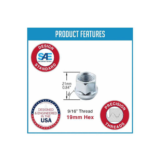 9/16 OE BULGE ACORN ZINC KITS 20 PK   OE KIT