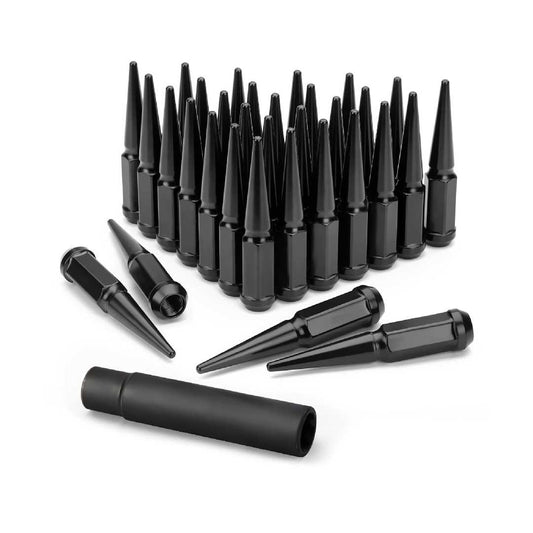SPIKE LUG NUT 9/16 32+1 BLACK   SPIKE KIT