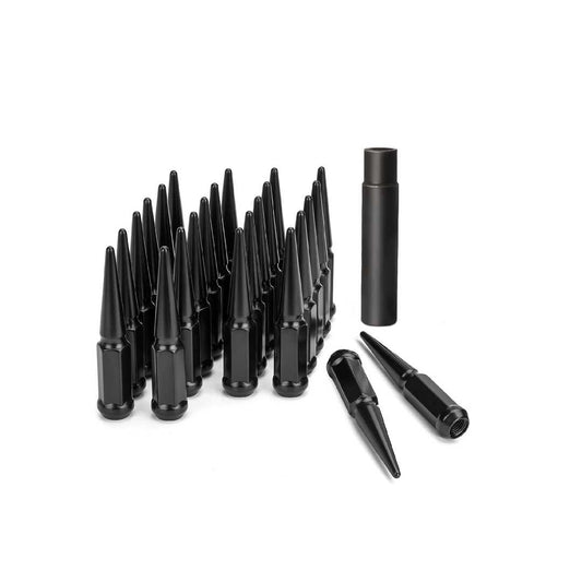 SPIKE LUG KIT 14X1.5 24+1 BLACK  SPIKE KIT