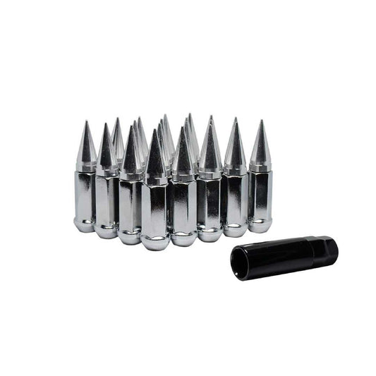 SPIKE LUG KIT M12X12.5 24+1 CHROME   SPIKE KITS
