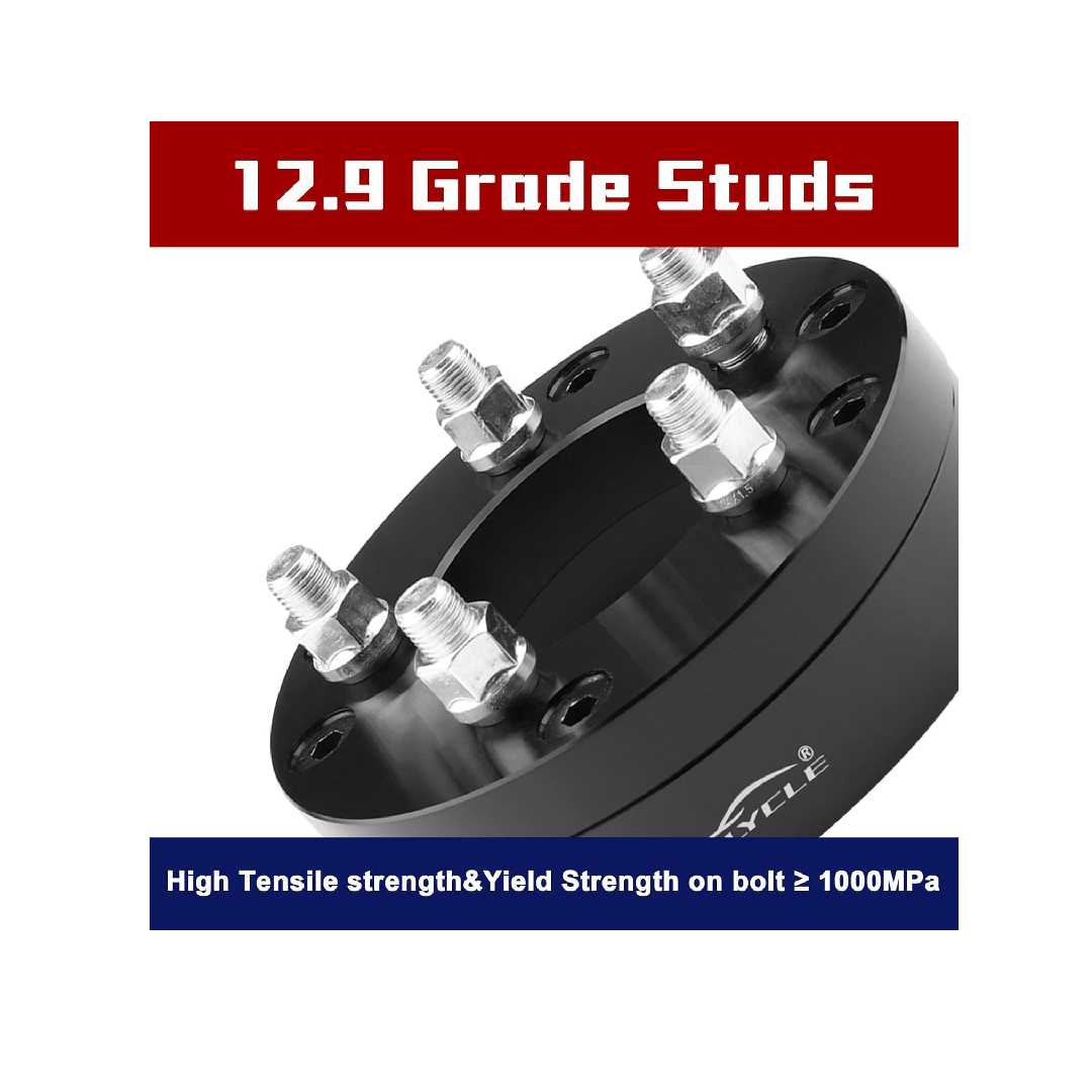 2X Forged Wheel Spacers – 6x5.5 To 6x5.5, 3” Thick, 108mm Hub Bore, 14x1.5 Studs