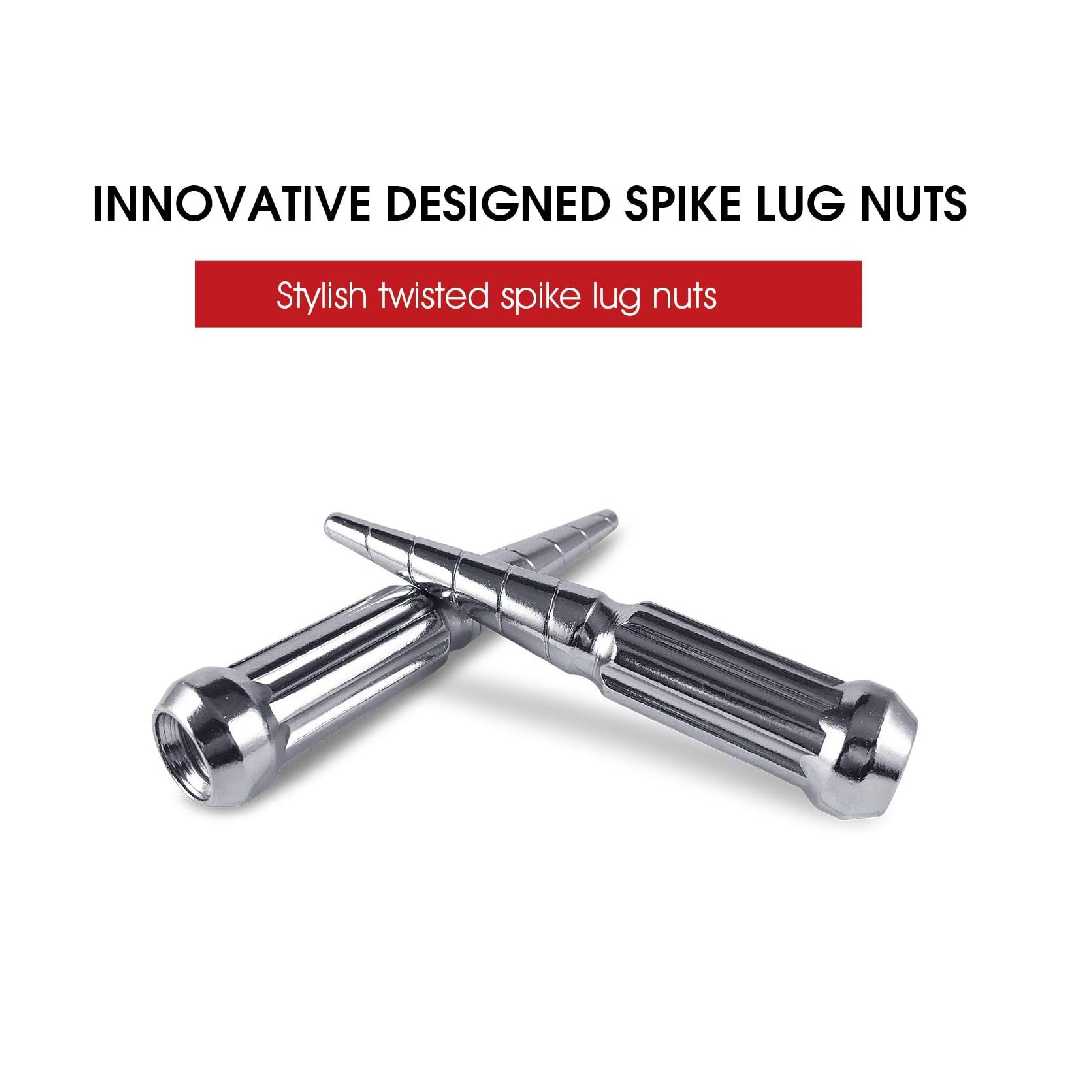 SPIKE LUG KIT 9/16 20+1 CHROME   SPIKE KIT
