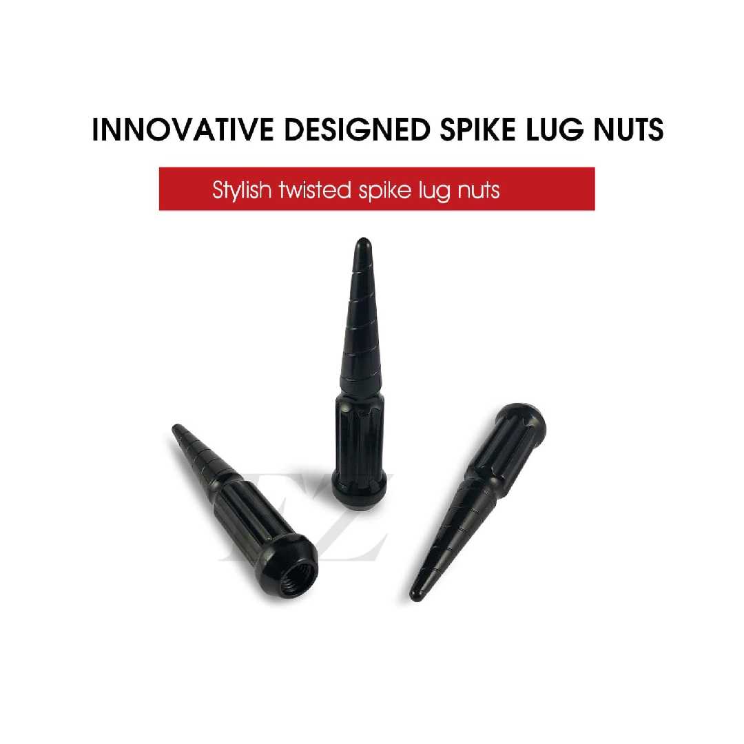SPIKE LUG KIT 9/16 20+1 BLACK  SPIKE KIT