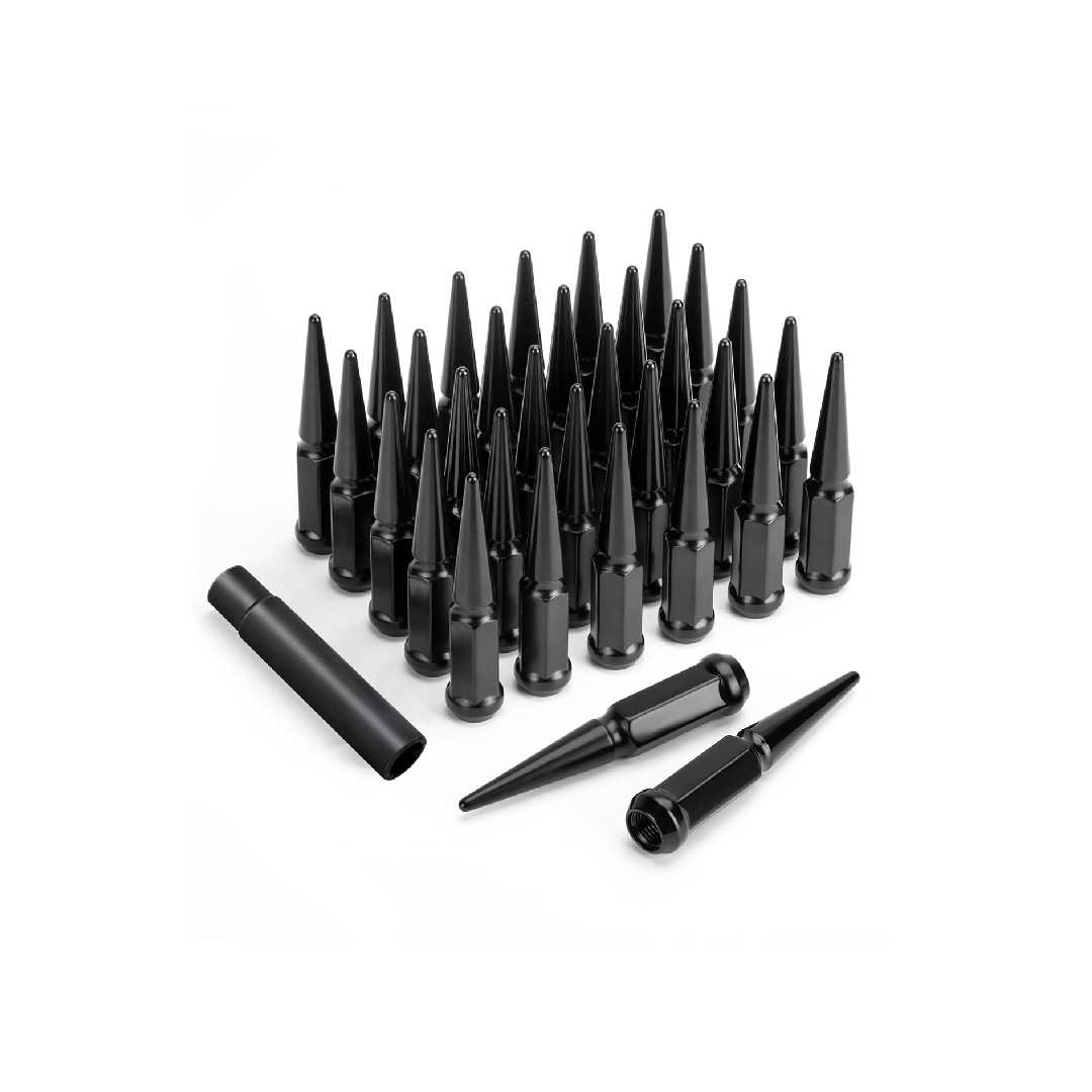 SPIKE LUG KIT 14X1.5 32+1 BLACK     SPIKE KIT