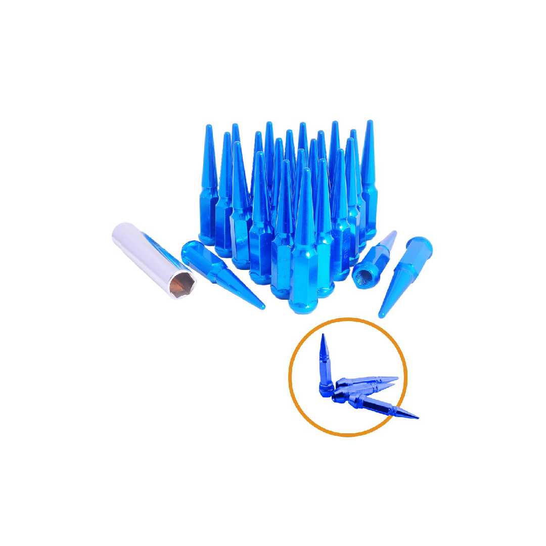 SPIKE LUG KIT 14X1.5 24+1 BLUE   SPIKE KIT